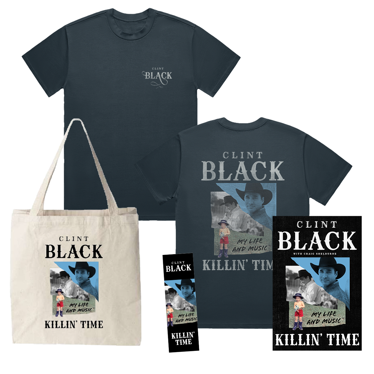 (PRE-ORDER) Killin' Time Book Tee Shirt Bundle