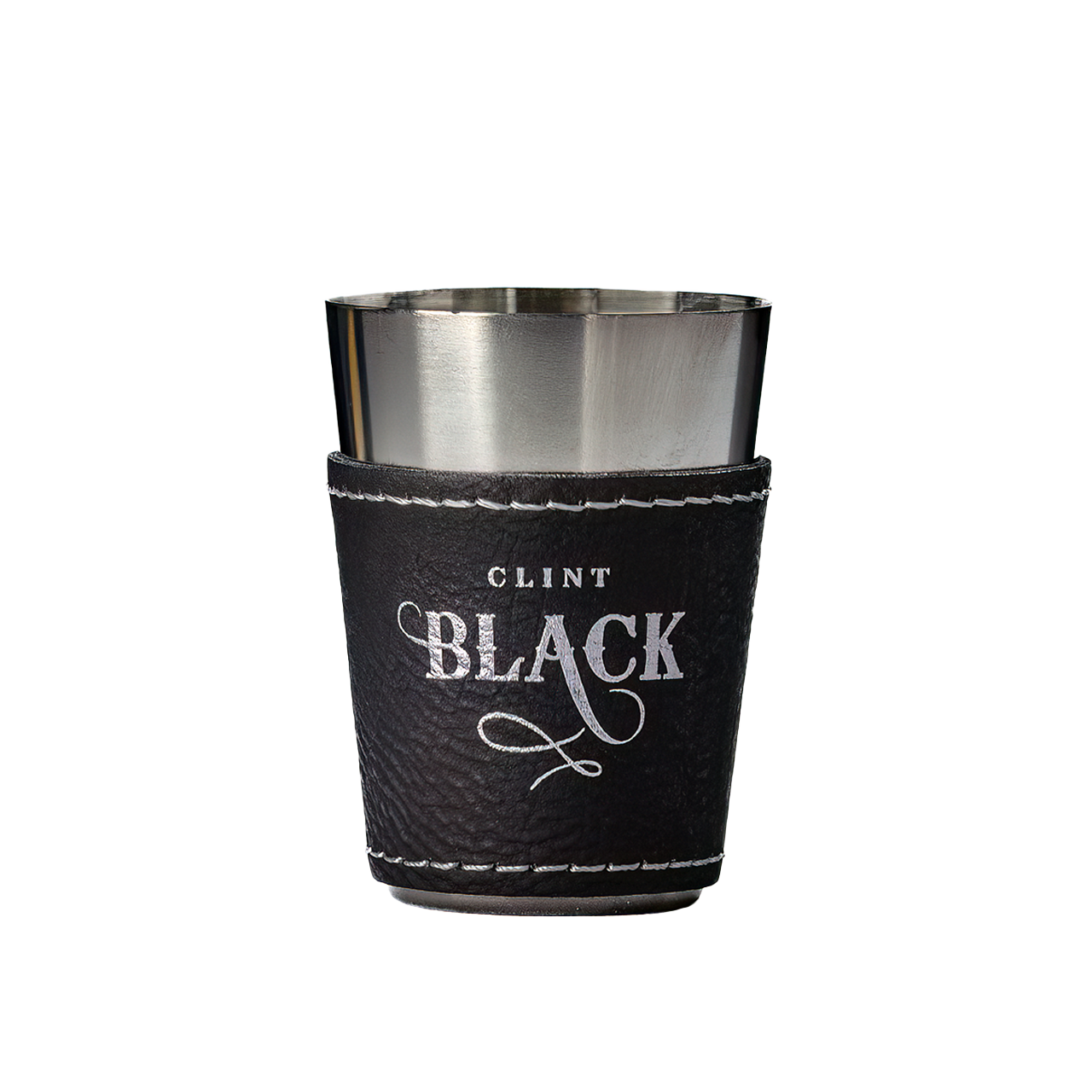 Metal Logo Shot Glass