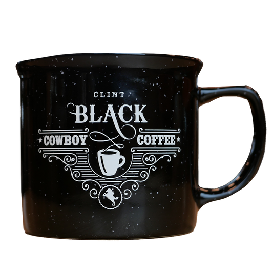 Cowboy Coffee Mug - Black