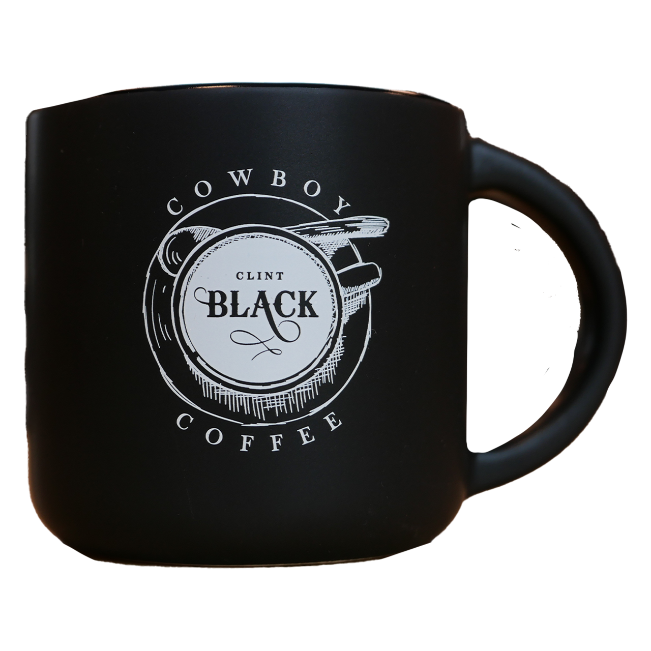 Cowboy Coffee Logo Mug - Black