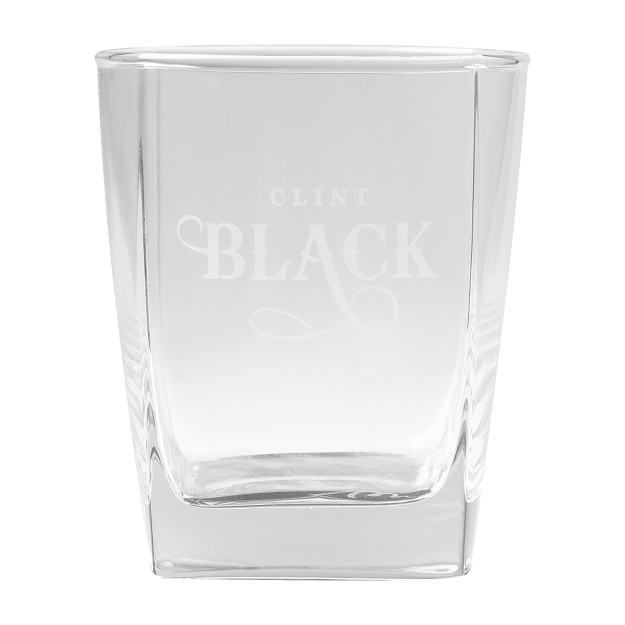 Clint Black Old Fashion Glass