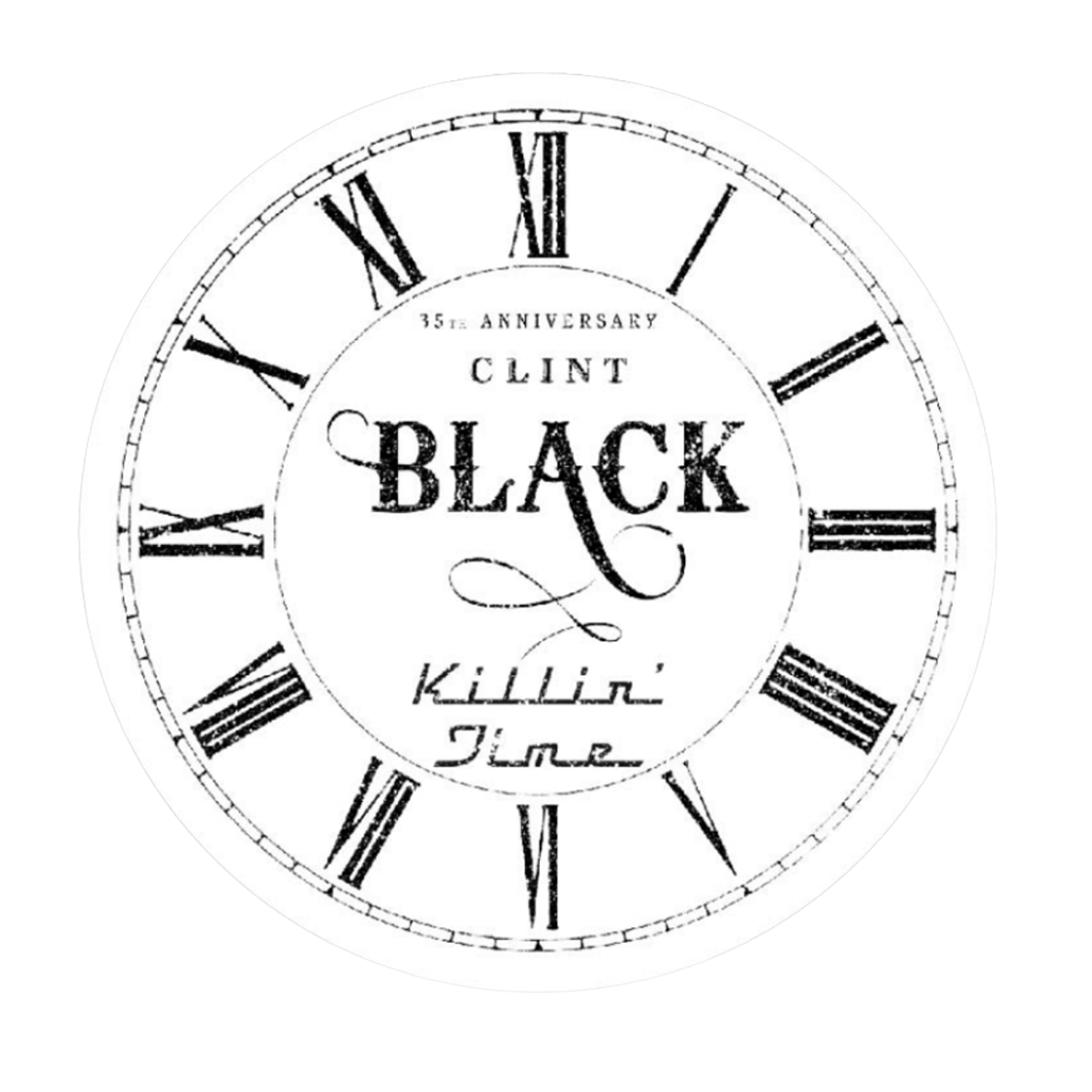 Killin Time Clock Sticker
