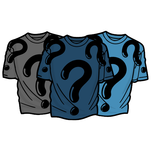 graphic of three tees with questions marks